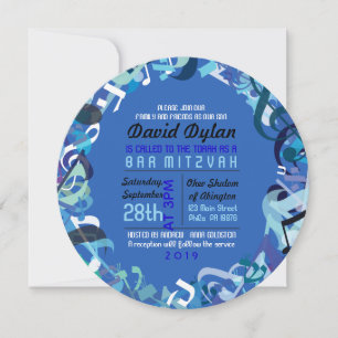 LJUD till inbjudan TORAH Fladdermus Pub Mitzvah
