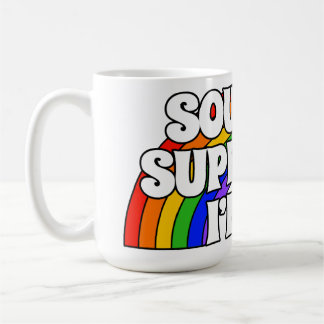 Ljud Toppen Gay. Jag är med. Kaffemugg