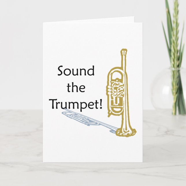 Ljud Trumpet Kort (Framsida)