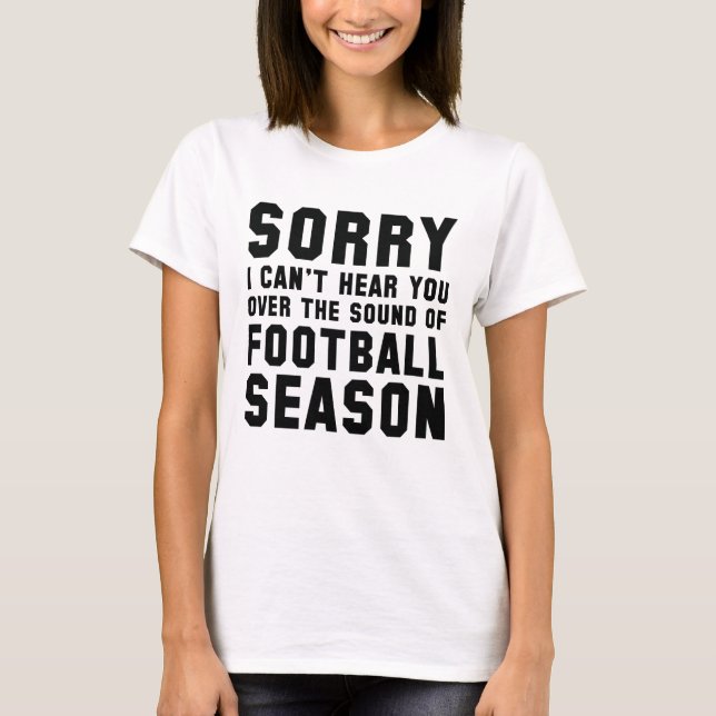 Ljud under fotbollssäsongen t shirt (Framsida)