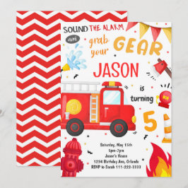 Ljud: Uppmaningen till alarmbrandsbrandsläckningen Inbjudningar