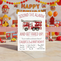 Ljud varningen och få eld på elden Lastbil