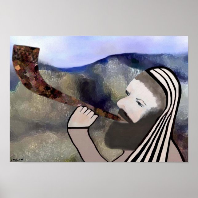 Ljud vid Shofar-utskriften Poster (Framsidan)