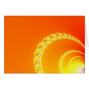 Ljud Vinkar Fractal Art Hälsningskort