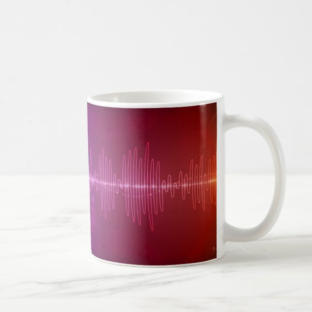 Ljud vinkar kaffemugg (Höger)