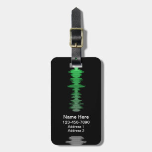 Ljud Wave Luggage Tag Bagagebricka