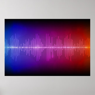 Ljud Wave Poster