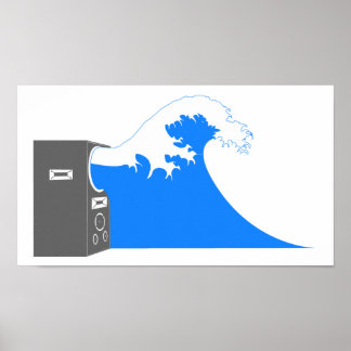 Ljud Wave Poster