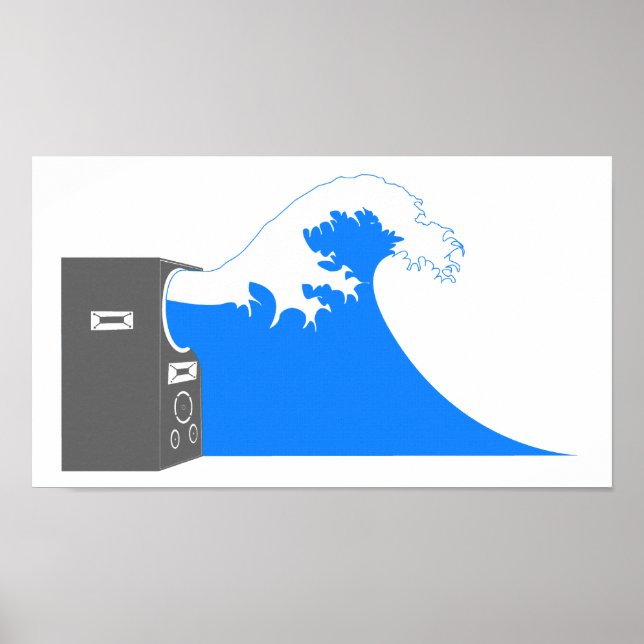 Ljud Wave Poster (Framsidan)