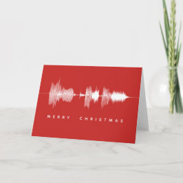 Ljud Waveform Music God jul Geek Helgkort