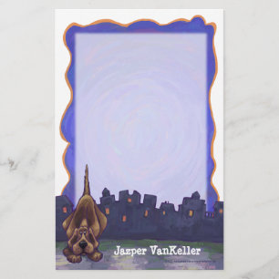 Ljuda Hund Brevpapper