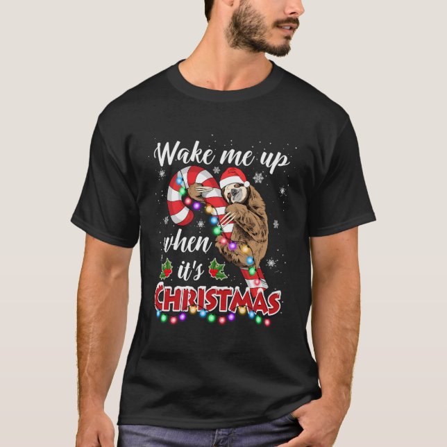 Ljudande Bed Sleeping Pajama Top Cute T Shirt (Framsida)