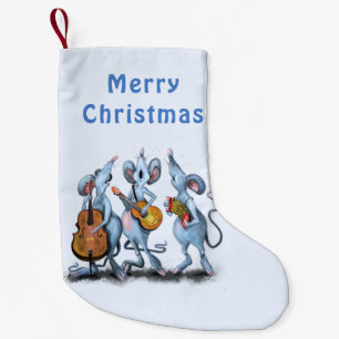 Ljudande julklapp med Mouse Music Band Liten Julstrumpa