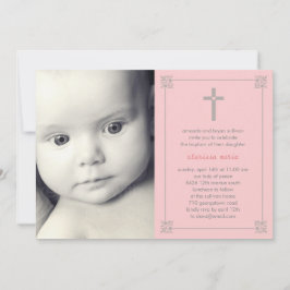 Ljudande Kor-foto-baptism/julinbjudning Inbjudningar