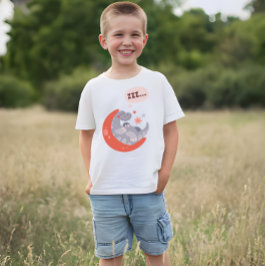 Ljudande roliga barn drakar t shirt