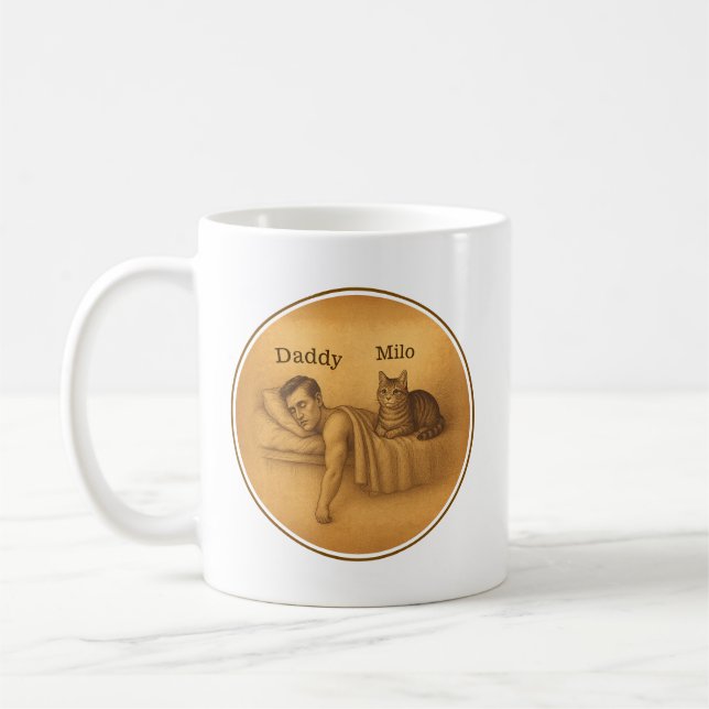 Ljudbild från Cat Pappa i Cat Kaffemugg (Vänster)