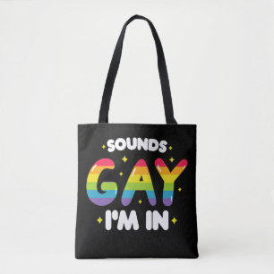 Ljuder Hbtq Pride är jag med rolig Tygkasse