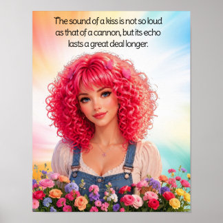 Ljudet av en kyss poster