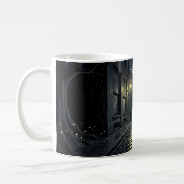 Ljudet av tyst regn mugg (Vänster)