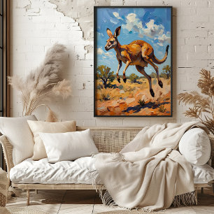 Ljudfärg för Kangaroo Poster