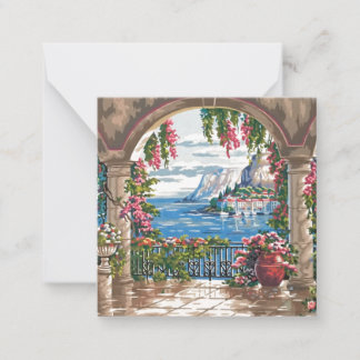 Ljudfärgsmini-notecard 2,5 tum anteckningskort
