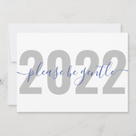 Ljudig 2022 Var snäll och var snäll och var snäll Julkort