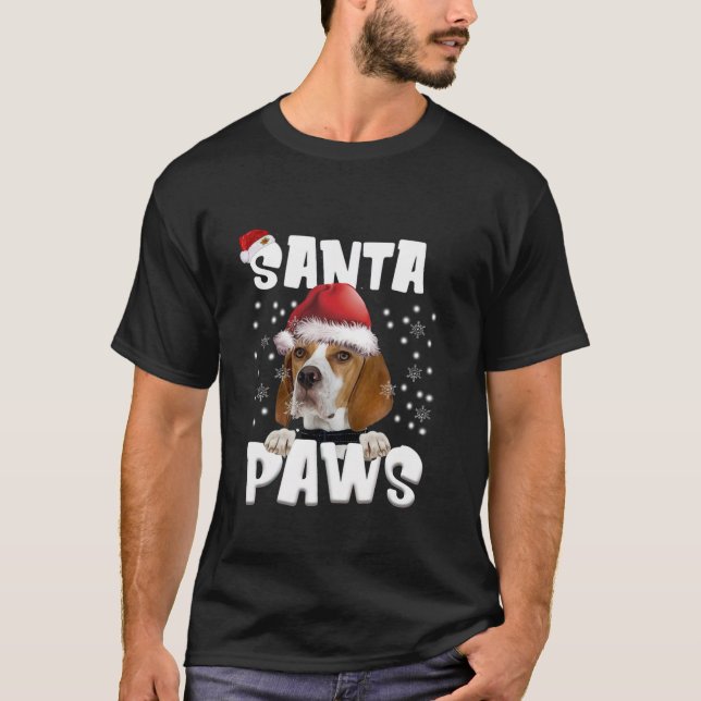Ljudig engelsk pekare jul Ljus Träd Hund Lo T Shirt (Framsida)