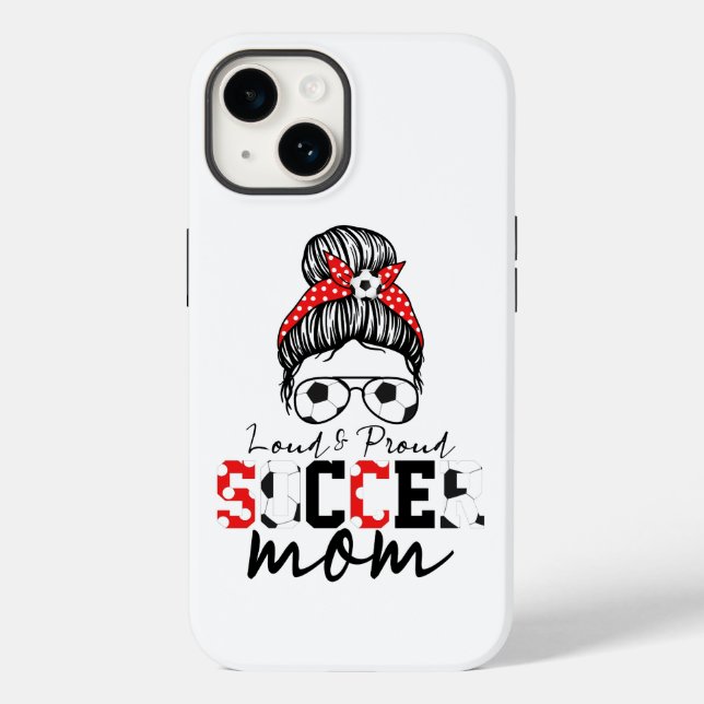 Ljudig fotboll Loud och Proud Soccer Mamma (Baksida)