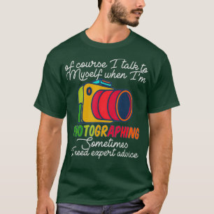 Ljudig fotografera fotografiergåva t shirt