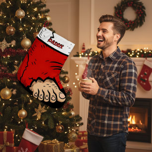 Ljudig Pappa-julklapp - ugly Toes Stor Julstrumpa
