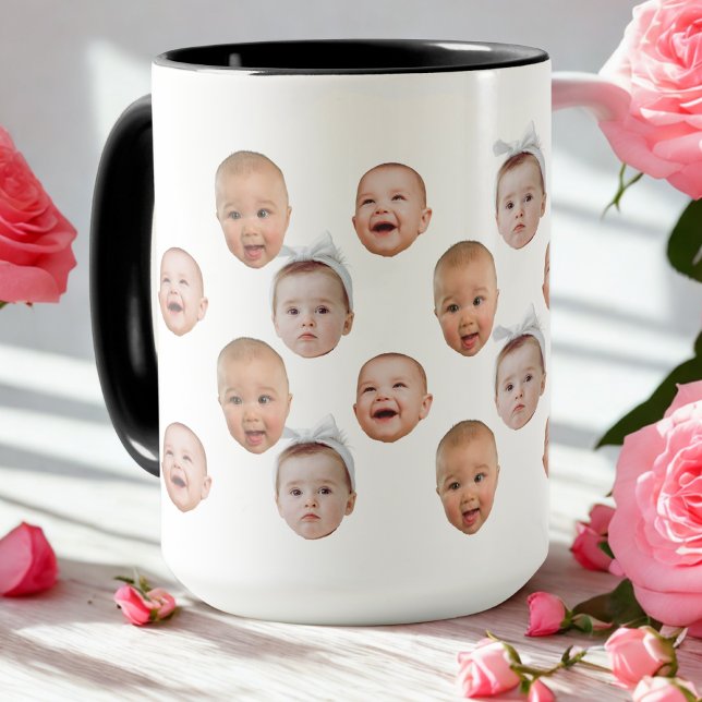Ljudiga bilder av Anpassningsbar Baby Photo Ansikt Mugg (Skapare uppladdad)