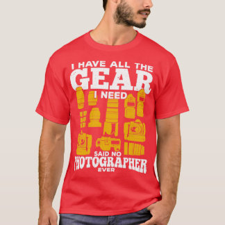 Ljudiga fotografierarmatur t shirt