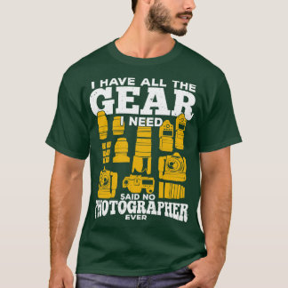 Ljudiga fotografierarmatur t shirt