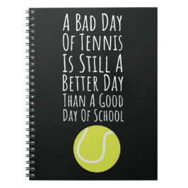 Ljudiga gåvor till tennis Players Female Humor Coo Anteckningsbok