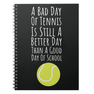 Ljudiga gåvor till tennis Players Female Humor Coo Anteckningsbok