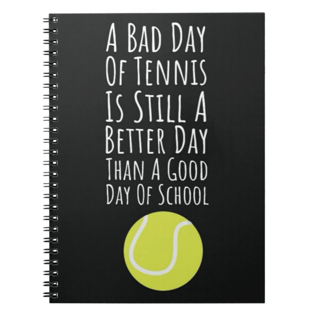 Ljudiga gåvor till tennis Players Female Humor Coo Anteckningsbok (Framsidan)