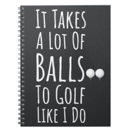 Ljudiga Golfpresenter för Make Boyvän Pappa Anteckningsbok