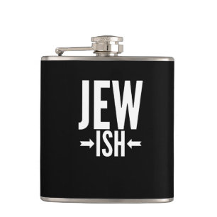 Ljudiga judiska gåvor för Fladdermus/Pub Mitzvah Fickplunta