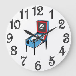 Ljudkorglås nr 4 för Pinball Player Acrylic Round  Stor Klocka