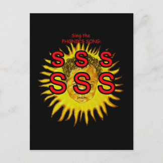 ljudkort eller blixtkort vykort