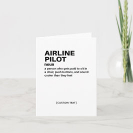 Ljudkort för flygpiloten kort