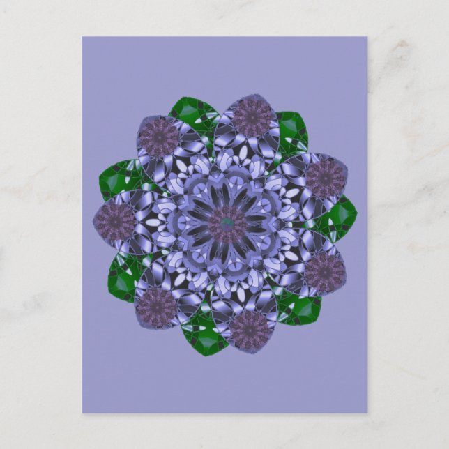 Ljudkort för Lotus Star Vykort (Framsida)