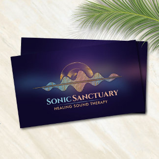 Ljudläkning Sonic Wave Resonance Visitkort