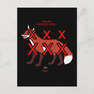 ljudlära postkort eller blixtkort vykort