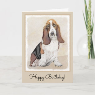 Ljudmålning av objekt - Cute Original Hund Art Kort