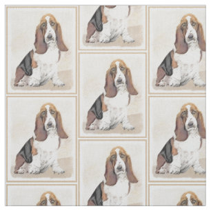 Ljudmålning av objekt - Cute Original Hund Art Tyg