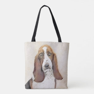 Ljudmålning av objekt - Cute Original Hund Art Tygkasse