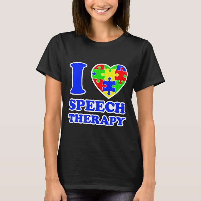 Ljudmedvetande - I Kärlek Tal-terapi T Shirt (Framsida)