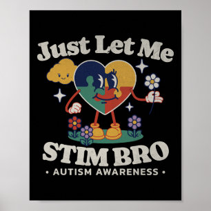 Ljudmedvetandegrad Stöd för stimulering av Cute Bu Poster