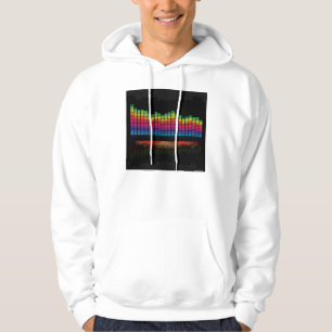 Ljudsignal utjämnarevisning sweatshirt med luva